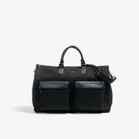 Hook and Albert Black Twill Garment Weekender Bag 202//202